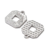 Rhodium Plated 925 Sterling Silver Charms STER-C003-04P-2