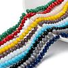 Opaque Solid Color Glass Beads Strands EGLA-X0007-01D-6mm-2