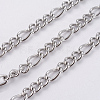 304 Stainless Steel Figaro  Chains CHS-F005-07P-1