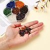 7 Colors Glass Round Seed Beads SEED-YW0001-24B-02-8