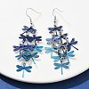 430 Stainless Steel Dragonfly Dangle Earrings EJEW-A137-04P-02-1