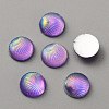 Opaque Resin Cabochons CRES-WH0010-044B-1