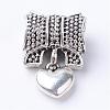 Alloy Rhinestone European Dangle Charms MPDL-S043-06-2