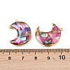 304 Stainless Steel Pendants STAS-C146-03G-02-3