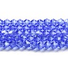 Transparent Electroplate Glass Beads Strands LS-GLAA-F029-3mm-C07-1
