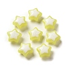Imitation Jelly Transparent Acrylic Beads SACR-R741-03G-1