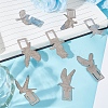 3 Sets 201 Stainless Steel Bookmarks STAS-DR0001-09B-4