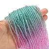 Transparent Painted Glass Beads Strands LS-DGLA-A034-T2mm-A10-2
