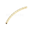 Curved Brass Tube Beads KK-D508-12G-1