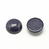 Synthetic Blue Goldstone Cabochons X-G-R416-12mm-34-2