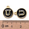 Golden Plated Alloy Charms LS-ENAM-S118-02U-3