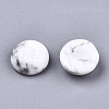 Natural Howlite Cabochons G-N326-59I-3