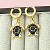 201 Stainless Steel Enamel Hoop Earrings FS-WG6C184-06-1