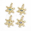 Natural Shell Pendants KK-M234-03G-1