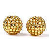 Transparent Resin Rhinestone Graduated Beads RESI-S314-18x20-10-2