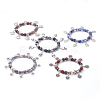 Alloy Charm Bracelets BJEW-JB03438-1