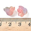 Transparent Glass Beads Caps GLAA-B028-01B-3