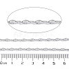 304 Stainless Steel Textured Dapped Chains CHS-G041-01P-2
