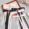 Polyester Ribbon Bowknot Alligator Hair Clips AJEW-CP0008-40A-4