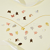140Pcs 14 Style Brass Filigree Pendants KK-FH0006-06-5