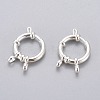 304 Stainless Steel Spring Ring Clasps STAS-G190-17S-B-2