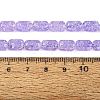 Transparent Crackle Glass Beads Strands GLAA-NH0001-04-A07-2
