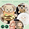 12Pairs Computerized Embroidery Cloth Self Adhesive Patches PATC-BC0001-12C-6