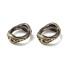 Tibetan Style Rack Plating Brass Large Hole Bead KK-Q805-05AB-2