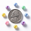 Opaque Acrylic Beads X-MACR-S370-D6mm-M1-3