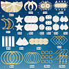 SUNNYCLUE DIY Geometry Dangle Earring Making Kit DIY-SC0020-47-2