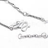 Stainless Steel Necklaces NJEW-O091-04-3