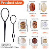 DIY African Dreadlock Hair Accessories Kits FIND-PA0001-49-2