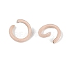 Spray Painted Iron Open Jump Rings IFIN-T017-04C-18-2