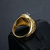 304 Stainless Steel and Enamel Finger Rings for Men FS-WGE3B17-04-2