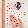 SUNNYCLUE 200Pcs 10 Colors Imitation Gemstone Acrylic Beads for DIY Bracelets Making Kits DIY-SC0015-39-3