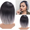 Fashion Black Gradient Gray Wigs OHAR-L010-051-1