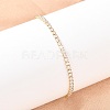 304 Stainless Steel Micro Pave Cubic Zirconia Tennis Bracelets for Women BJEW-A146-01G-3
