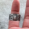 Retro 304 Stainless Steel Finger Rings for Men WGC3F58-01-4