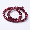 Natural Agate Beads Strands X-G-G754-04-8mm-2