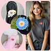 Heart Polyester Computerized Embroidery Cloth Iron on/Sew on Patches PATC-TAC0011-01-9