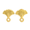 Ion Plating(IP) 304 Stainless Steel Studs Earring Findings EJEW-H013-15G-1