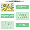 Unicraftale 60Pcs Vacuum Plating 304 Stainless Steel Cup Pearl Peg Bails Pin Pendants STAS-UN0053-59-5
