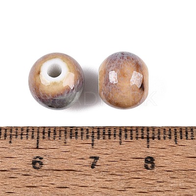 Vintage Handmade Porcelain Beads PORC-Q006-13A-35-1