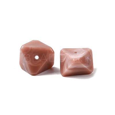 Opaque Acrylic Beads OACR-D320-02C-1
