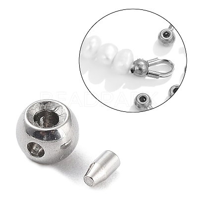 Non-Tarnish 304 Stainless Steel Bead Tips LS-STAS-K268-01B-P-1