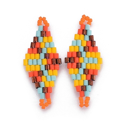 MIYUKI & TOHO Handmade Japanese Seed Beads Links SEED-E004-I21-1