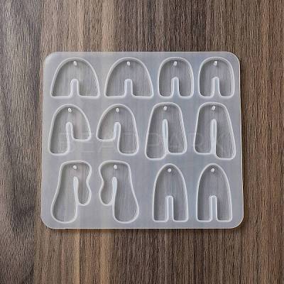 DIY Pendant Silicone Molds DIY-G091-03B-1