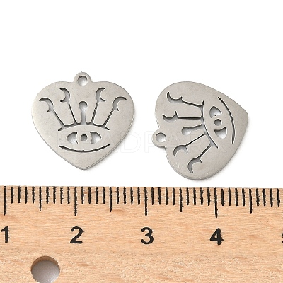 201 Stainless Steel Pendants STAS-P428-02A-P-1