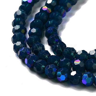 Opaque Glass Beads Strands LS-EGLA-A035-P4mm-L19-1