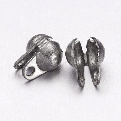 Tarnish Resistant 304 Stainless Steel Bead Tips STAS-Q001-1-1